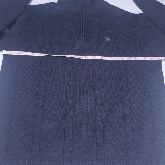 US Polo Association ZipUp Cardigan W/ Sherpa Collar - Picture 9 of 14